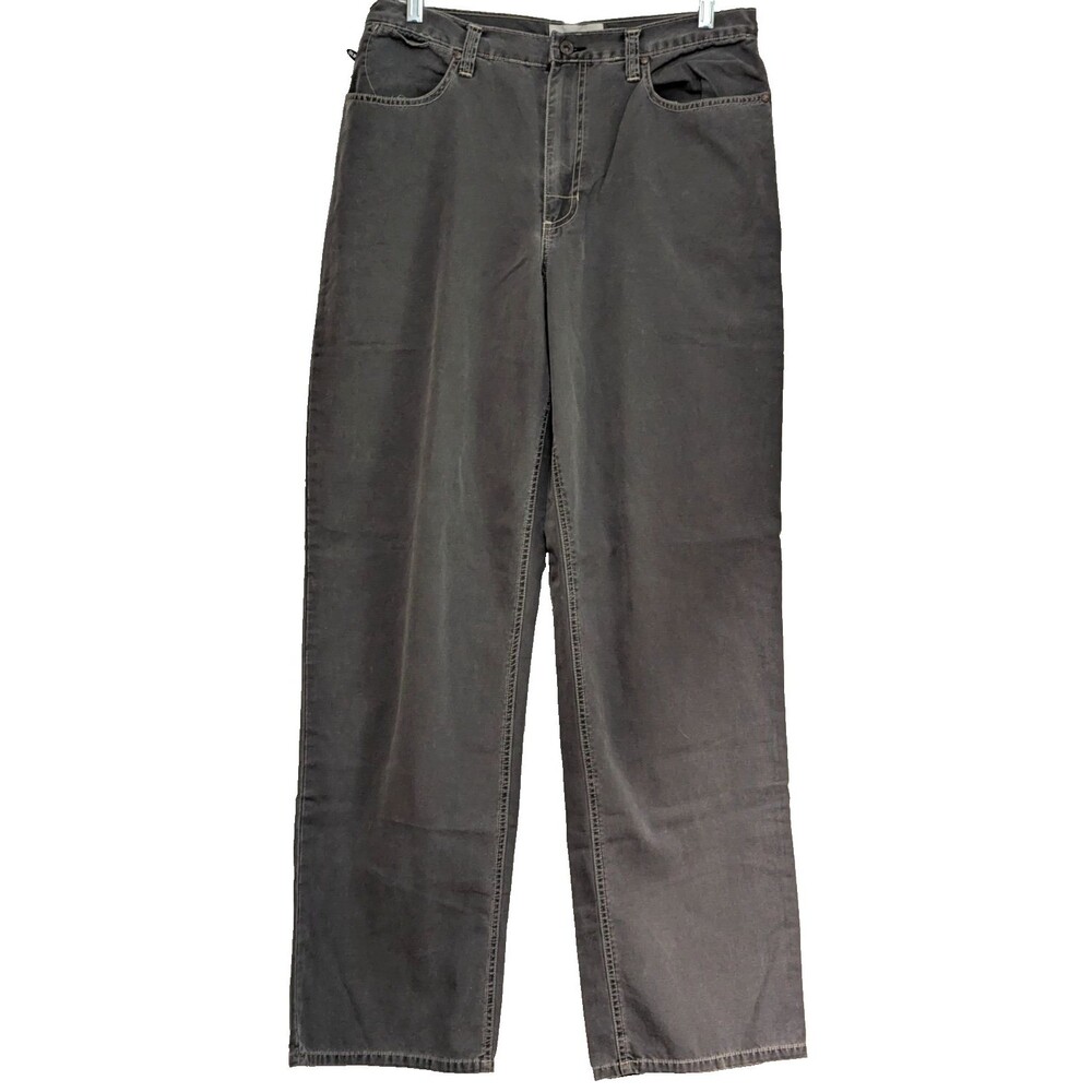 VTG NWT Old Navy Men's Jeans 34x34 Mechanics Gray Canvas Cotton Painter Y2K 2003